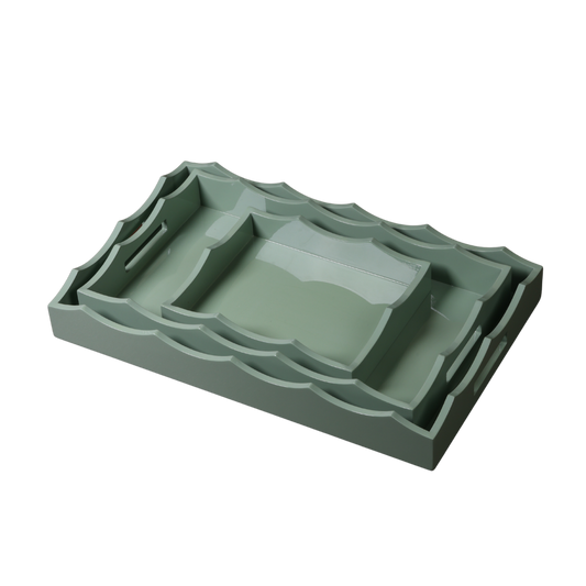 Mint Green Tray (Set 3 Pcs)