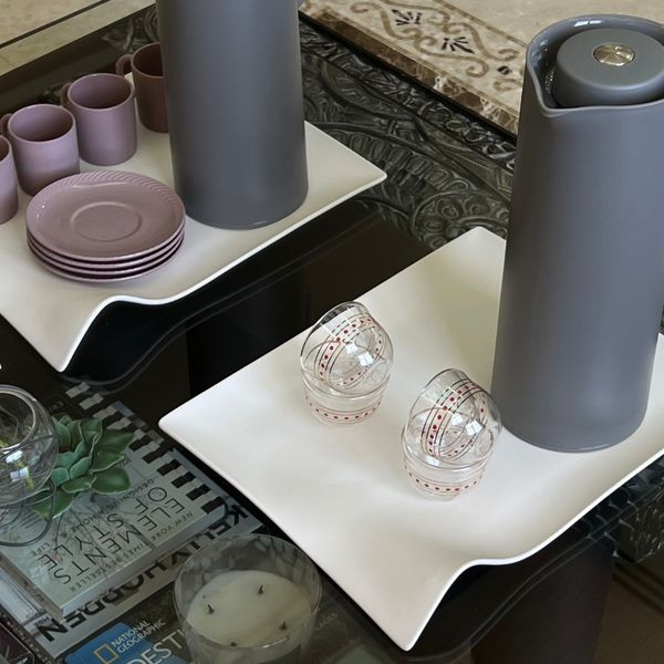 Curved Porcelain Tray