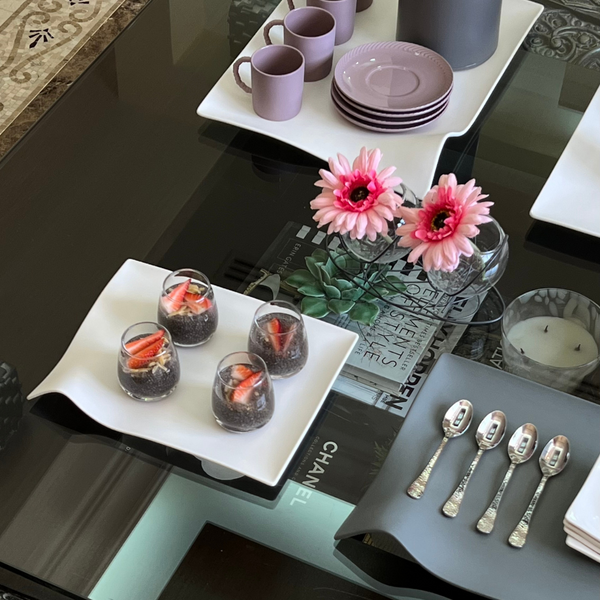 Curved Porcelain Tray