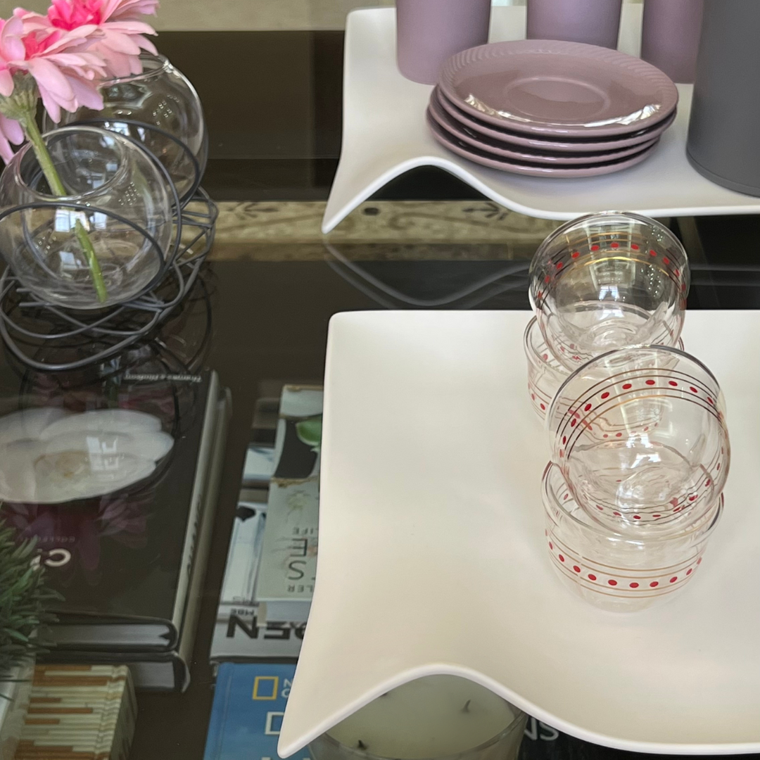 Curved Porcelain Tray