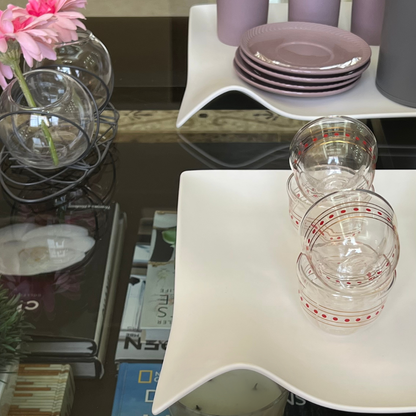 Curved Porcelain Tray