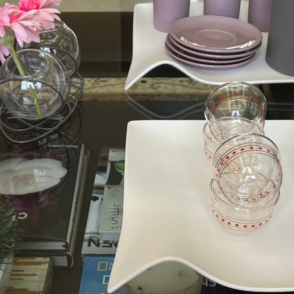 Curved Porcelain Tray