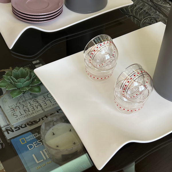 Curved Porcelain Tray