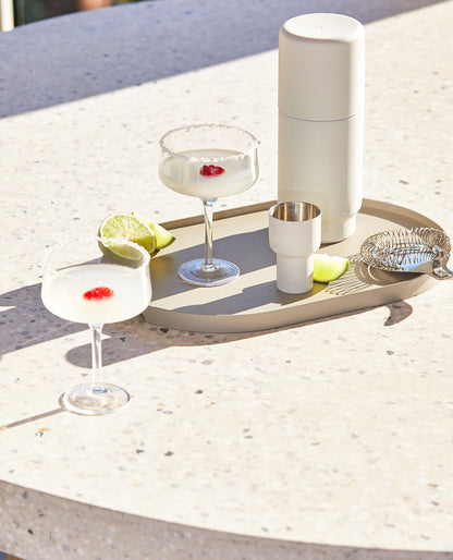 Oval Metal Tray